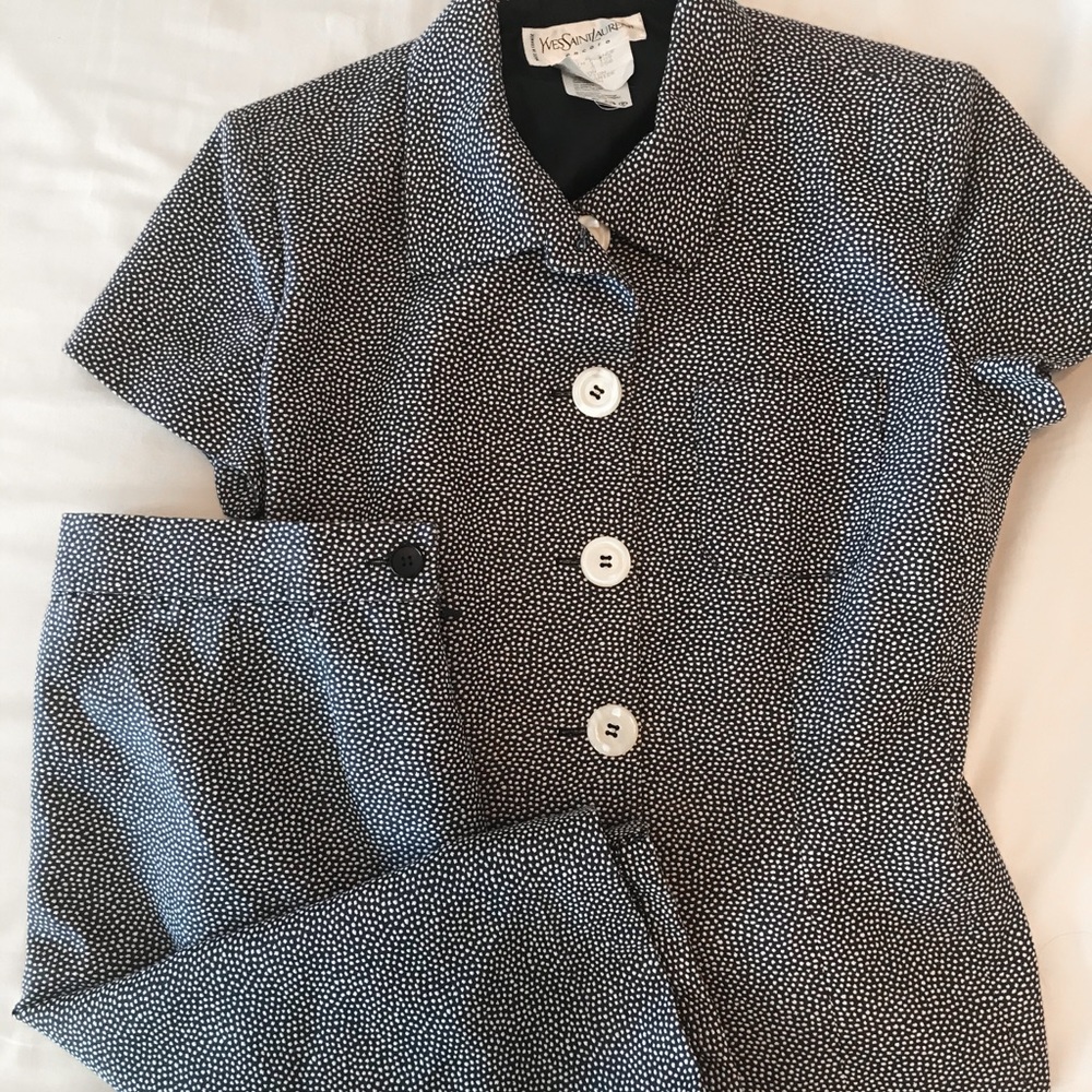 Yves Saint Laurent skirt suit